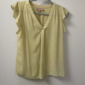 Philosophy Yellow Blouse
